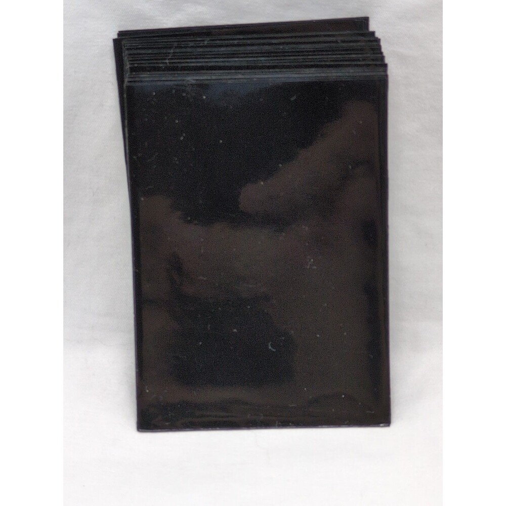 (40) Vintage Used Ultra Pro Black Glossy Standard Size Card Sleeves